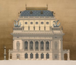 National Theatre, Prague, Czech Republic by Andras Kaldor