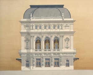 Opera Comique, Salle Favart, Paris, France by Andras Kaldor