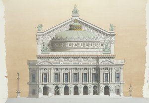 Opera Garnier, Paris, France by Andras Kaldor