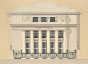 Opera Municipal, Marseilles, France by Andras Kaldor