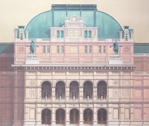 State Opera, Vienna, Austria (detail) by Andras Kaldor