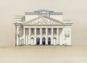 Teatre Royal de la Monnaie, Brussels, Belgium by Andras Kaldor