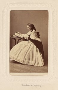 Duchess of Morny [née Troubetskoi, Illegitimate Daughter of Nicholas I] by Andre Adolphe Eugene Disderi