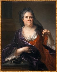 The Duchess of Orleans or the Palatine Elisabeth-Charlotte or Elisabeth Charlotte de Baviere by Andre Bouys