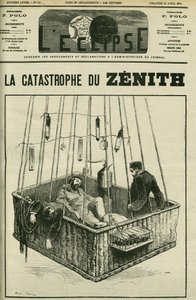 Air balloon accident, the Zenith, April 15 by Andre Gill