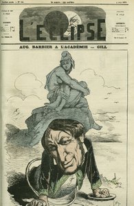 Auguste Barbier (1805-1882), French poet elected to the French Academy in 1869. Cover in 