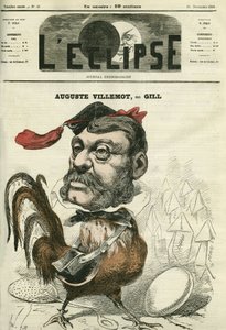 Auguste Villemot by Andre Gill