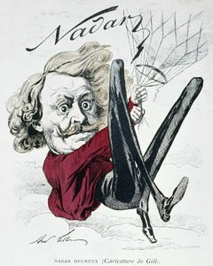 Cartoon Nadar by Gill