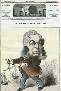 Cartoon by Albert Christophle, French Politician. Cover in L