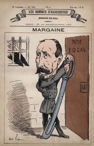 Cartoon of Camille Henri Margaine 1829-1893 from 