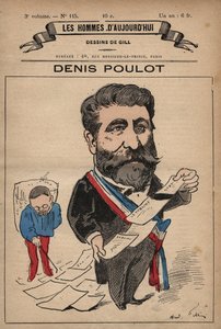 Cartoon of Denis Poulot (1832-1905) from 