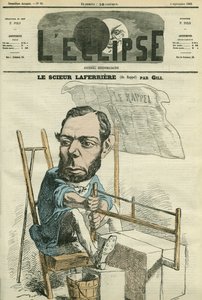 Edouard Lafferiere (1841-1901), French magistrate and politician. Cover in 