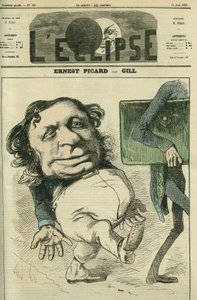 Ernest Picard by Andre Gill
