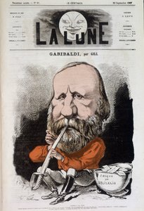 Giuseppe Garibaldi (1807-1882), Anthem to Peace - by Gill, in 