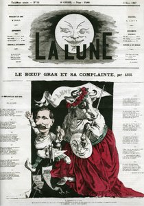 Le Beeuf gras et sa lamentte by Andre Gill