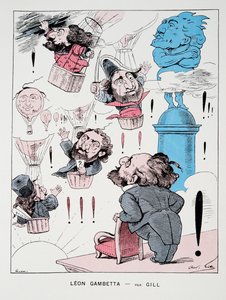 Leon Gambetta, from Histoire de la Troisieme Republique, Vol. I, l