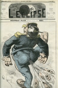 New Peacock, cartoon by William I, winner of the Franco-Prussian War. Cover in 