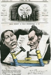 Portrait of Albert Wolff and Henri Rochefort, French Journalist and Politician by Andre Gill