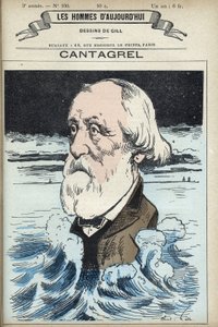 Portrait of Felix Francois Jean Cantagrel by Andre Gill