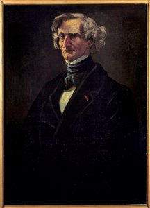 Portrait of Hector Berlioz, French composer by Andre Gill