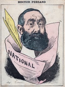 Portrait of Hector Pessard, French journalist and owner of the newspaper 
