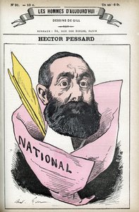 Portrait of Hector Pessard, French journalist and owner of the newspaper 