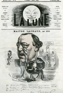 Portrait of Maitre Charles Lachaud by Andre Gill