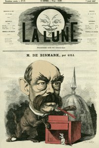 Portrait of Otto von Bismarck, German Chancellor by Andre Gill