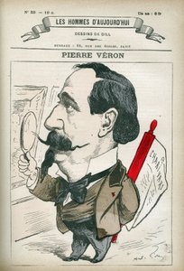 Portrait of Pierre Veron by Andre Gill