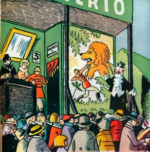 Illustration by Andre Helle from Fables de la Fontaine, 1922, 1929