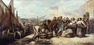 Arrival of Fishermen at the Old Port in Marseille