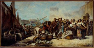 The Arrival of Fishers at the Quai Saint Jean in Marseille