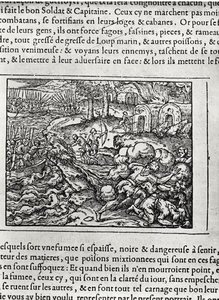 Landing, from Cosmographie universelle by Andre Thevet, 1575