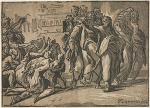 Christ Healing the Lepers by Andrea Andreani