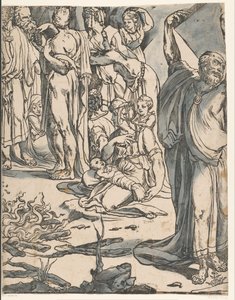 Moses Breaking the Tablets of the Law (Part Two) by Andrea Andreani