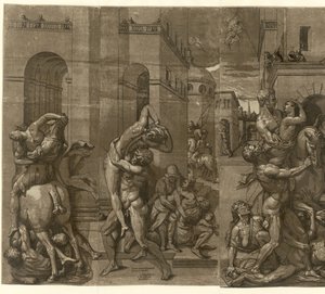 Rape of the Sabine Women by Andrea Andreani