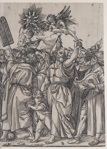 Isaac, Noah and Other Figures, from The Triumph of Christ, 1836