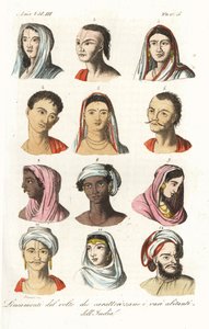 Portraits of Different Indian Castes by Andrea Bernieri