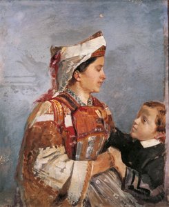 Wife in Albanian Costume