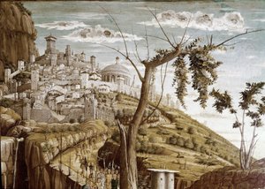 Christ Praying in the Garden of Olive Trees (detail)
