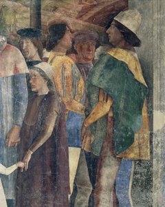 Frederick III of Habsburg, Christian I of Denmark and Federico I Gonzaga (detail) by Andrea Mantegna