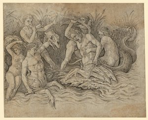 Battle of the Sea Gods by Andrea Mantegna