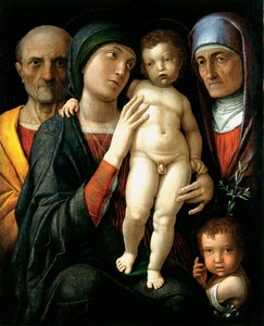 The Holy Family by Andrea Mantegna