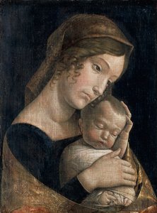 Madonna and Sleeping Child by Andrea Mantegna