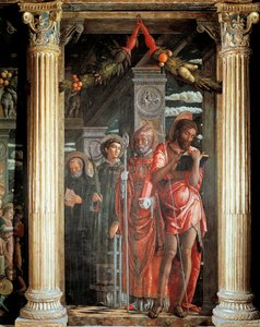 Saints John and Lorenzo and Two Saints (detail)