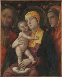 The Holy Family with Saint Mary Magdalene by Andrea Mantegna