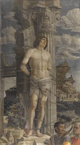 The Martyrdom of Saint Sebastian by Andrea Mantegna