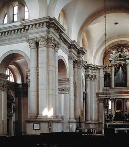 Interior view of the nave, 1566-80
