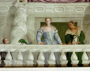 Lady at the Banister by Andrea Palladio