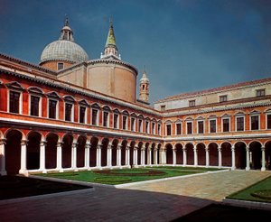 Renaissance Architecture: View of the Cloister of the Church of San Giorgio Maggiore by Andrea Palladio